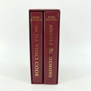 Dan Brown The Da Vinci Code Angels & Demons Hardcover Slipcase Set Atria Books